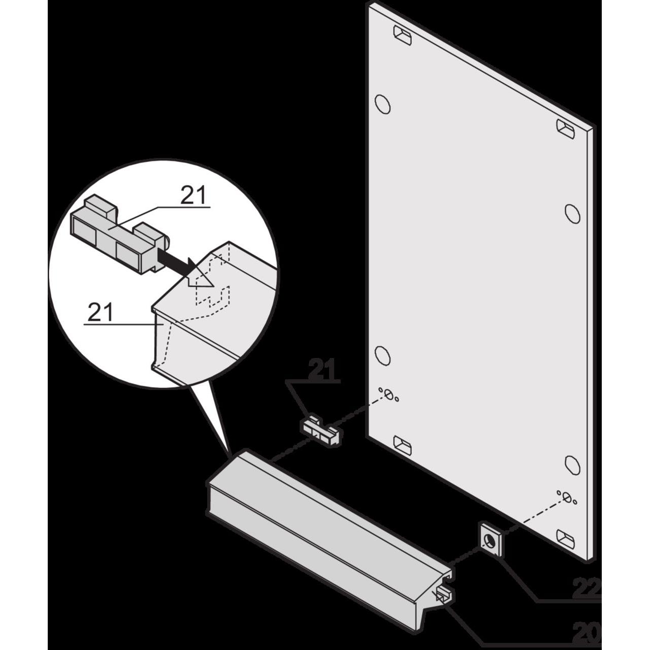 Thumbnail - Schroff Griffe und Füsse, Serverschrank Zubehör, Silber
