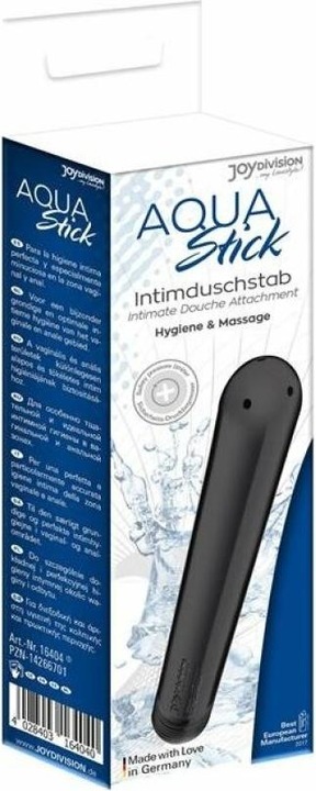 Produktbild Joydivision Alu-Intimduschstab schwarz m. Schlauch