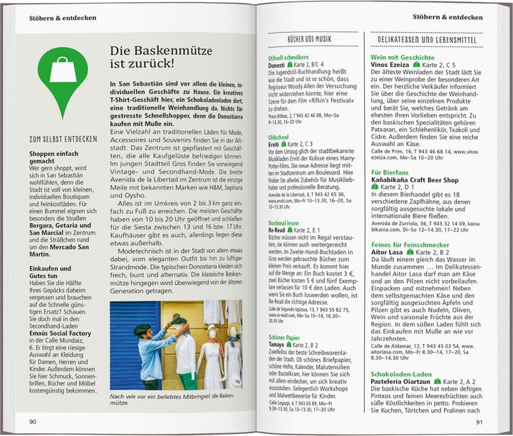Valeurs nutritives et ingrédients direkt Reiseführer San Sebastián mit Bilbao (Allemand, Julia Reichert, Jone Karres Azurmendi, 2024)