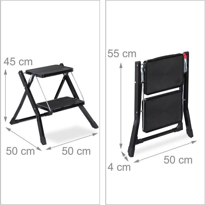 Produktbild Relaxdays Trittleiter (Trittleiter, 50 cm)