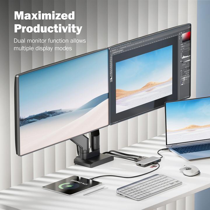 Actual product image Digitus USB-C docking station, 8-port (USB-C, 8 ports)