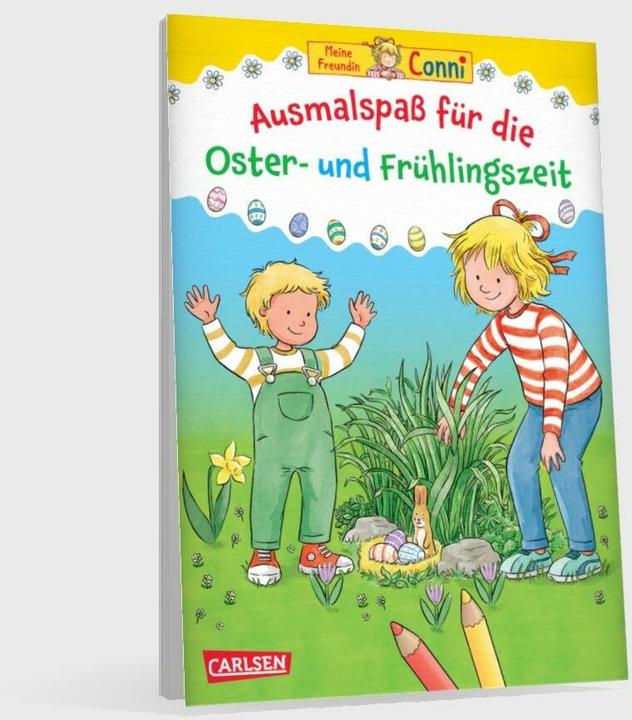 Produktbild Conni Gelbe Reihe (Beschäftigungsbuch): Ausmalspass für die Oster- und Frühlingszeit