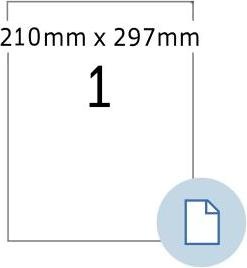 Actual product image Herma Universal Etiketten A4
