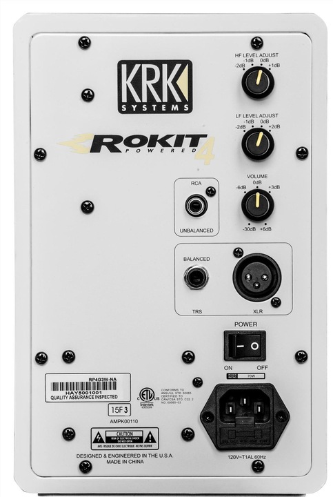 Produktbild KRK Rokit 4 G3 Weiss (Aktiv, 1 Stk., 1x 30 W)