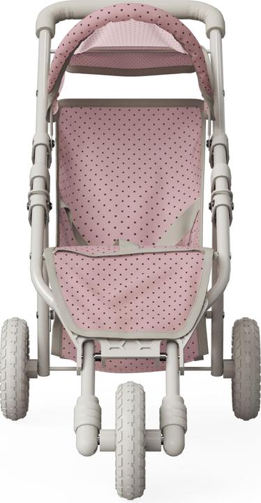 Produktbild Teamson Olivia's Little World Jogging-Puppenwagen Polka Dot Princess, fr Babypuppen, Pink Grau