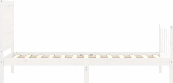 Produktbild VidaXL Massivholzbett mit Kopfteil 4FT6 Double (135 x 190 cm)