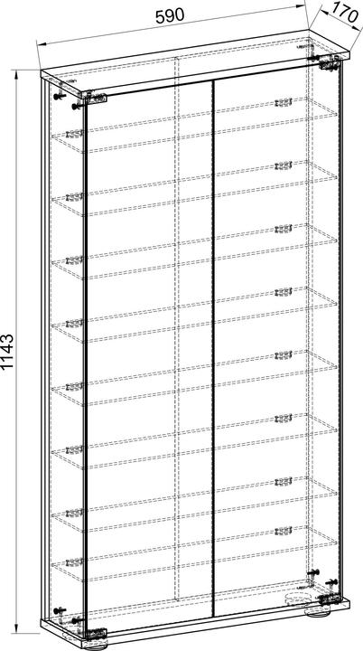 Produktbild VCM Stelas L (59 x 17 x 114 cm)