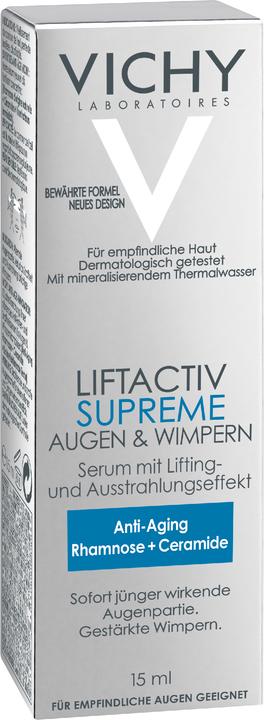 Image du produit Vichy Sérum liftant 10 Yeux & Cils (Soin des yeux Sérum, 15 ml, Jour + nuit)