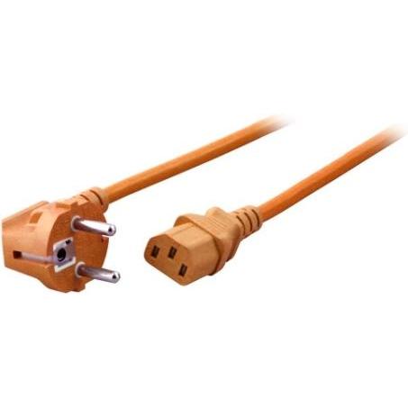 EFB Elektronik Netzkabel CEE 7/7 90° (3 m), Stromkabel