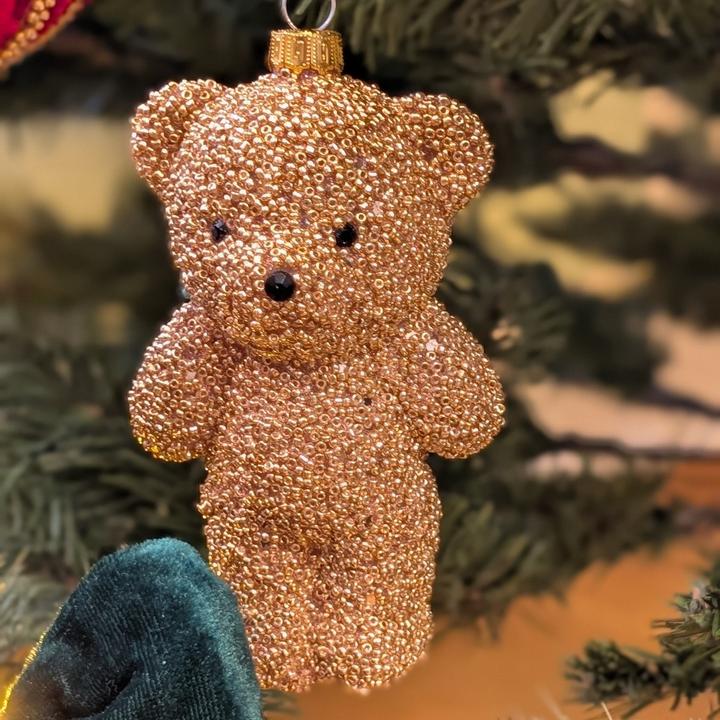 Actual product image Mon Chouchou Weihnachtsanhänger Bär gold