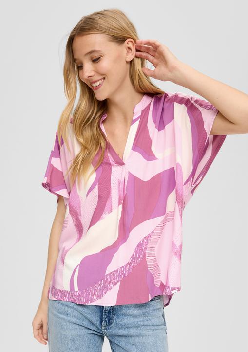 Actual product image s.Oliver Bluse Viskosebluse mit All-over-Print (34)