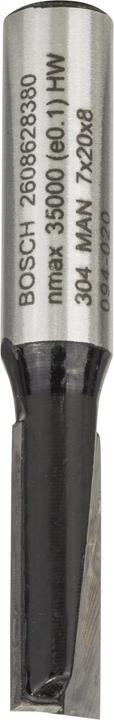 Produktbild Bosch Professional Zubehör Nutfräser, 8 mm, D1 7 mm, L 19,6 mm, G 51 mm