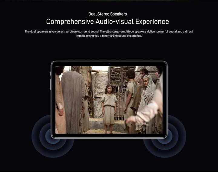 Actual product image Doogee T10 NL 10.1inch IPS FHD Wifi 4G 128GB ROM 8+7GB RAM 8300mAh Android 12 Blauw (4G, 10.10", 128 GB, Blue)