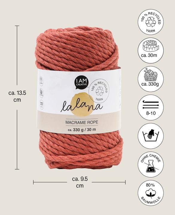 Immagine prodotto Lalana Corda Macrame (30 m)