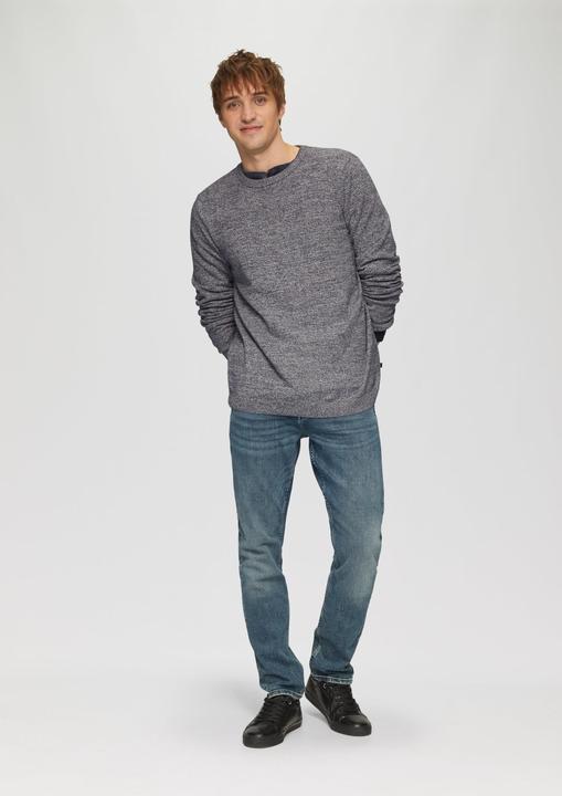 Produktbild s.Oliver Strickpullover Strickpullover in melierter Optik (XXL)