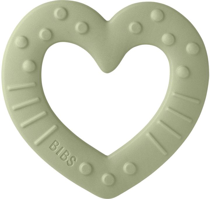 Produktbild Bibs Beissring Baby Bities Herz, Sage