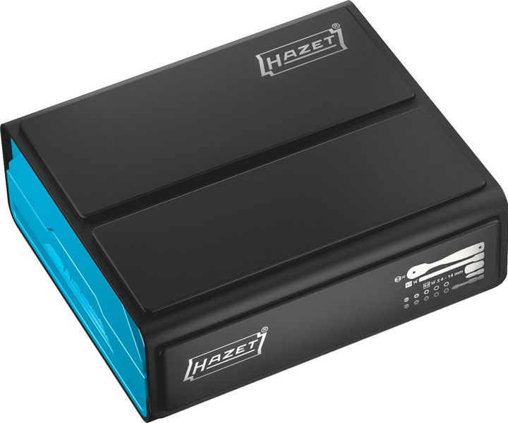Produktbild HAZET SmartCase Steckschlüssel Satz 2200SC-2 ∙ Sechskant6,3 (1/4 Zoll), Vierkant6,3 mm (1/4 Zoll) ∙… (25 mm)