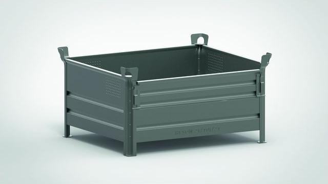 Actual product image Transport and stacking containers with flap