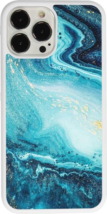 Actual product image PhoneLook Cover Silicone white Sea Foam Blue (Apple iPhone 13 Pro Max)