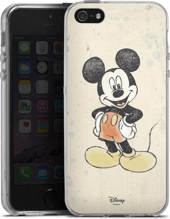Produktbild DeinDesign Silikon Hülle für Apple iPhone 5s Handyhülle Case Smartphone Schutzhülle Mickey & Minnie Mouse (Apple iPhone 5s)