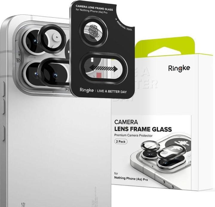 Produktbild Ringke Osłona Aparatu Camera Frame Protector 2-Pack Nothing Phone 4a Pro Black