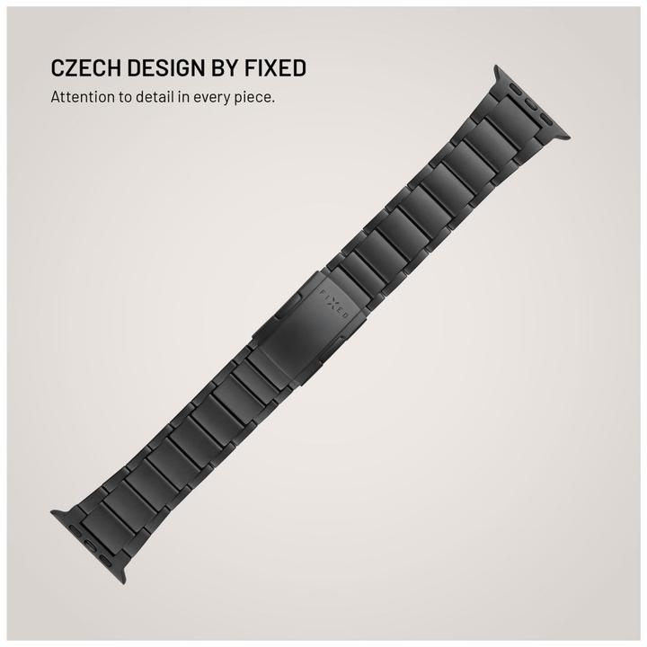 Immagine prodotto Fixed Titan Clock Basis Apple Watch 44/45/46/49mm für Smart Watch, schwarz (Acciaio inossidabile, Titanio)