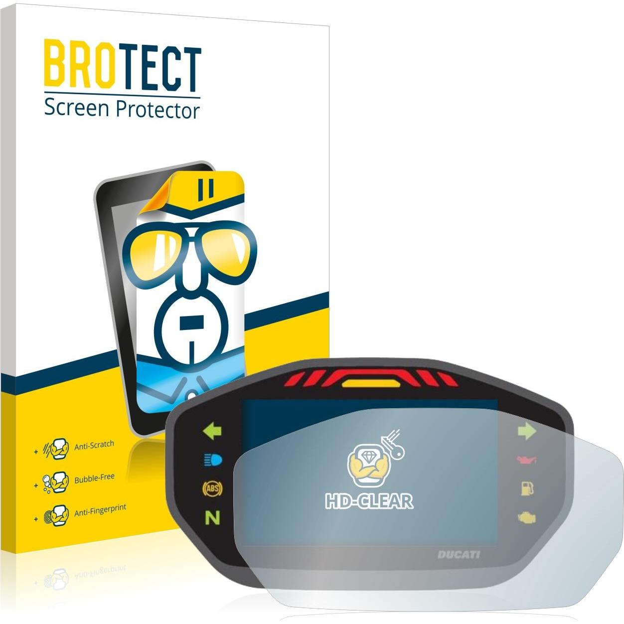 BROTECT, Accessori per navigatori GPS, Pellicola Trasparente