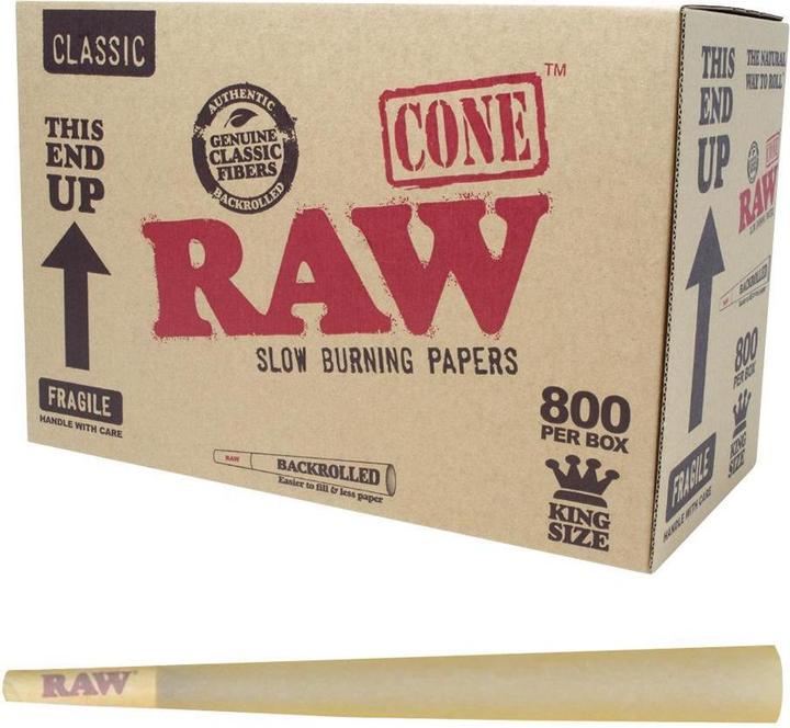 RAW Cones King Size paquet de 800