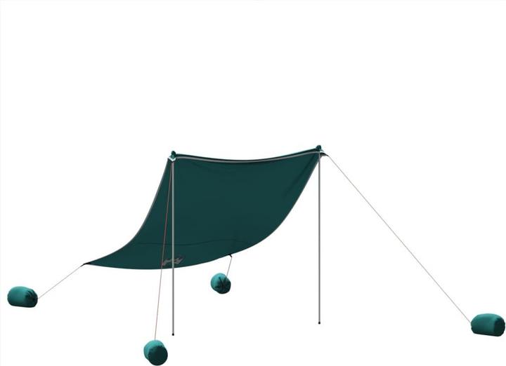 VidaXL Tente d'ombrage de plage avec sacs de sable 304 x 300 cm (Tente de plage, 0.18 kg, 8 personnes)