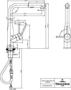 Actual product image Villeroy & Boch V&B EH-Spb SUBWAY STYLE SHOWER stainless steel