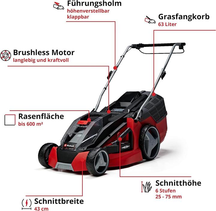 Produktbild Einhell GE-CM 43 Li M Kit (Akkubetrieb)