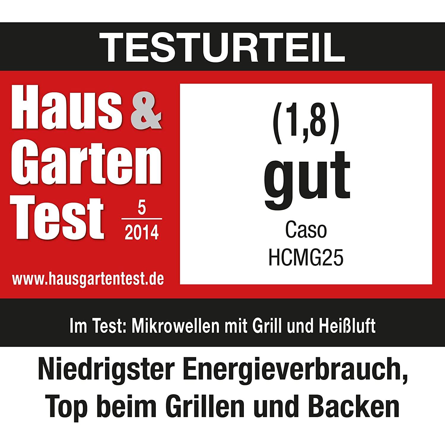 Thumbnail - Caso MCG 30 Chef, Mikrowelle, Schwarz, Silber