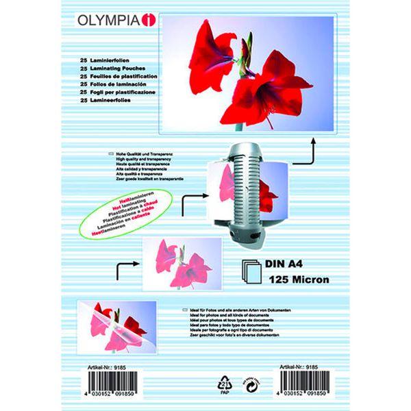 Produktbild Olympia Laminierfolien (A4, 25 Stück, 125 µm)