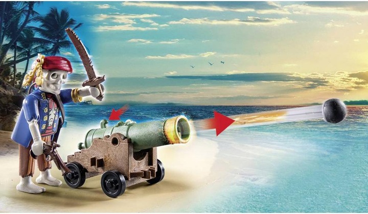 Actual product image Playmobil 70962 Pirate Treasure Island with Skeleton (70962, Playmobil Pirates)