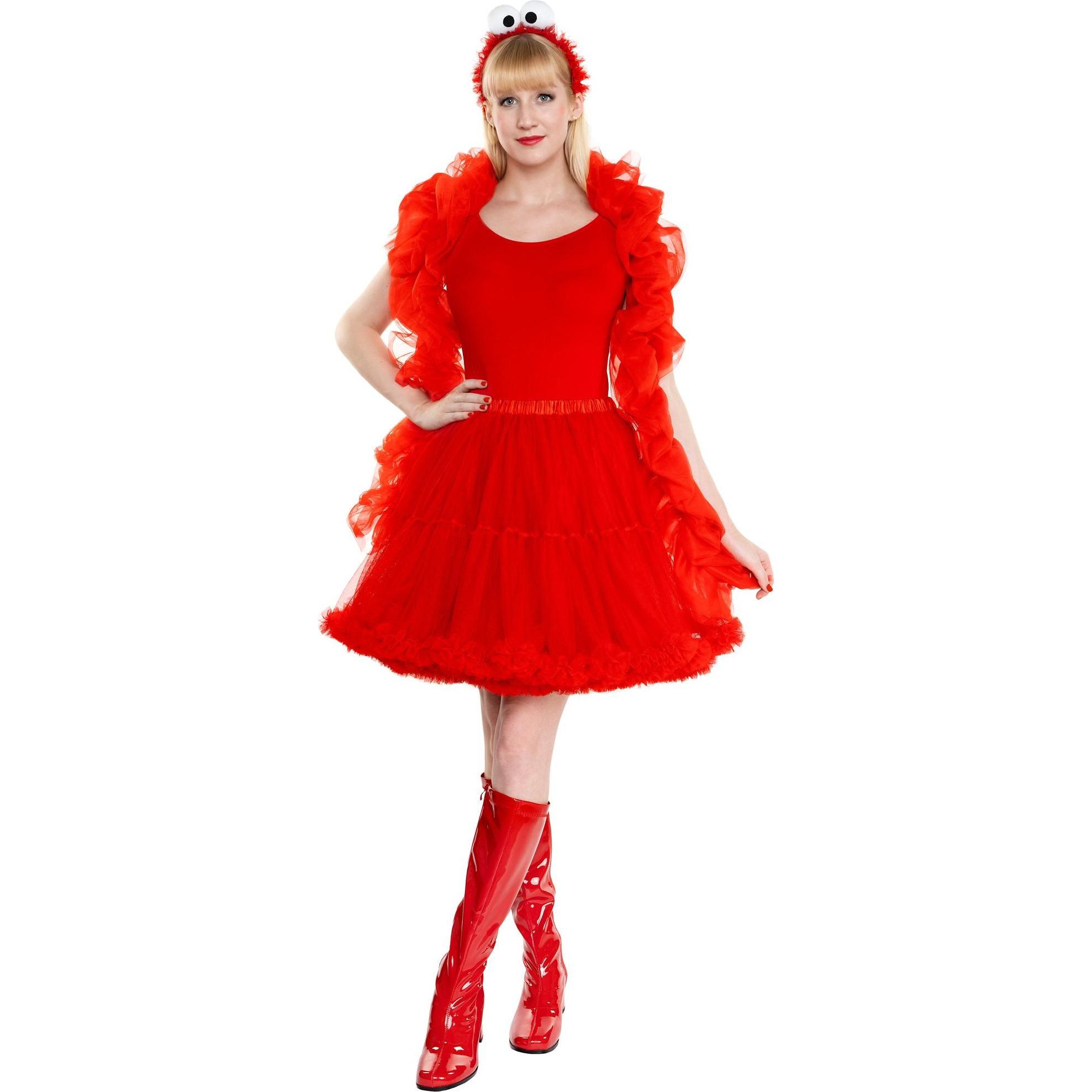 Maskworld Die Sesamstrasse Elmo Tutu - Kostüm für Fasching (One Size)