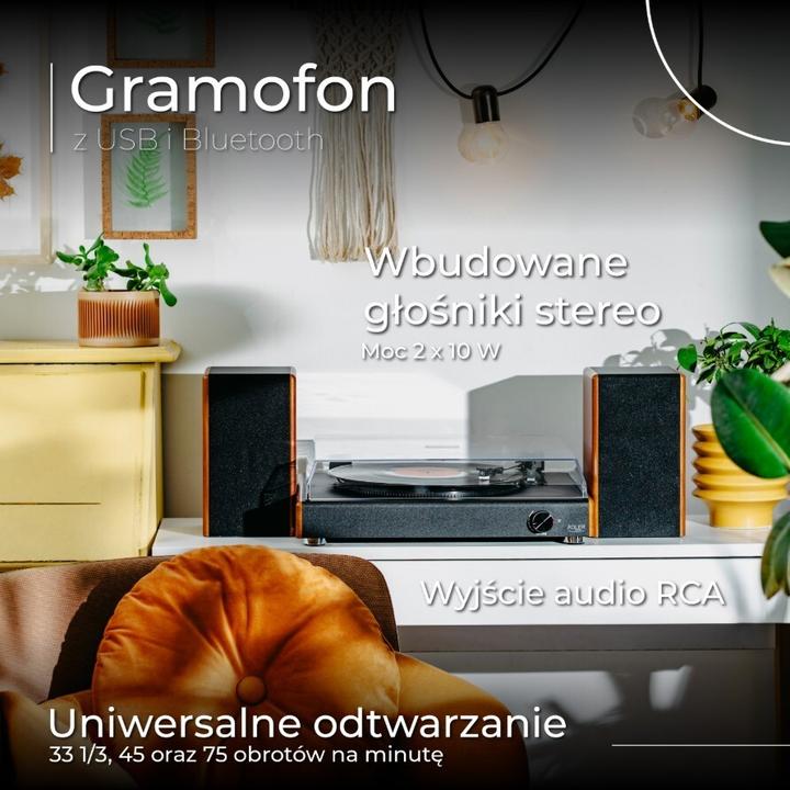 Productafbeelding Adler Record players Turntable with USB | AD 1915 | USB port