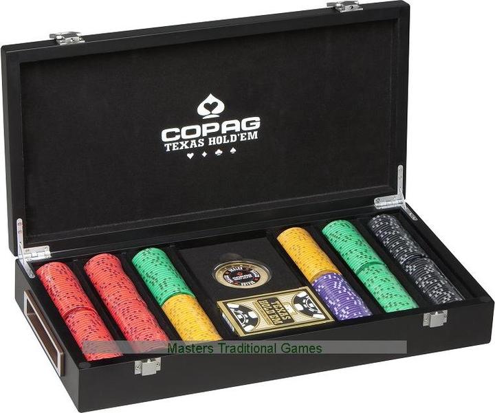 Actual product image Copag Texas Hold'em Luxury Poker Set (Italian, French, German)