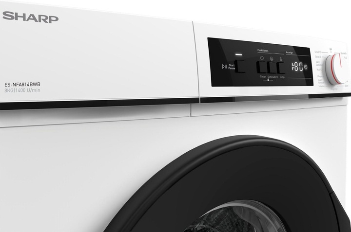 Produktbild Sharp ES-NFA814BWB-DE (8 kg, Links)