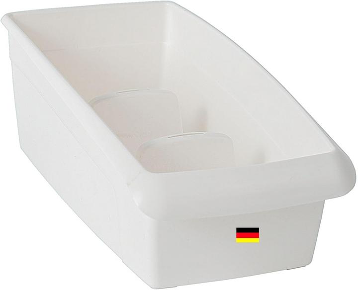 Produktbild Novaliv Medikamenten Organizer gross Hausapotheke - 25 x 16 cm WEISS mit Abtrennung - Medikamentenbox