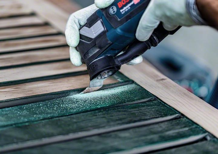 Produktbild Bosch Professional Zubehör EXPERT Sanding Finger Coarse AVZ 32 RT4 Schleifplatte für Multifunktionswerkzeuge, 32 x 50 mm (40)