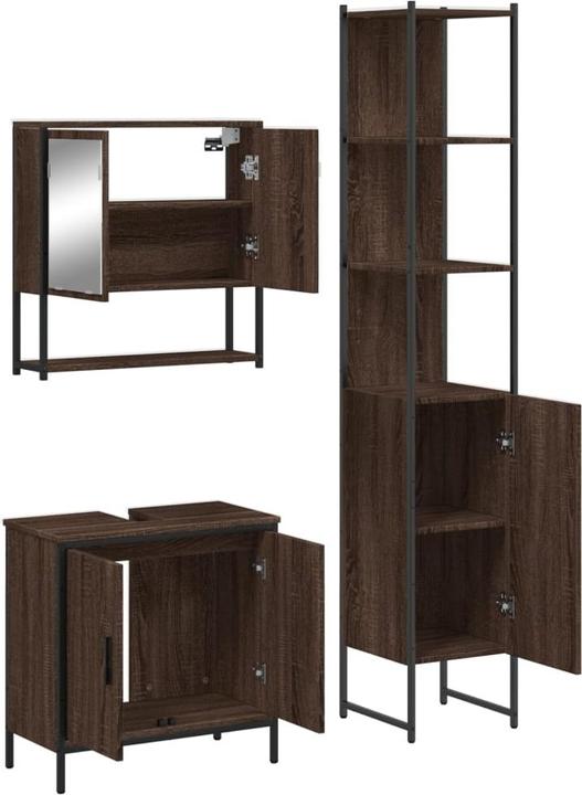 Produktbild vidaXL 3-tlg. Badmöbel-Set