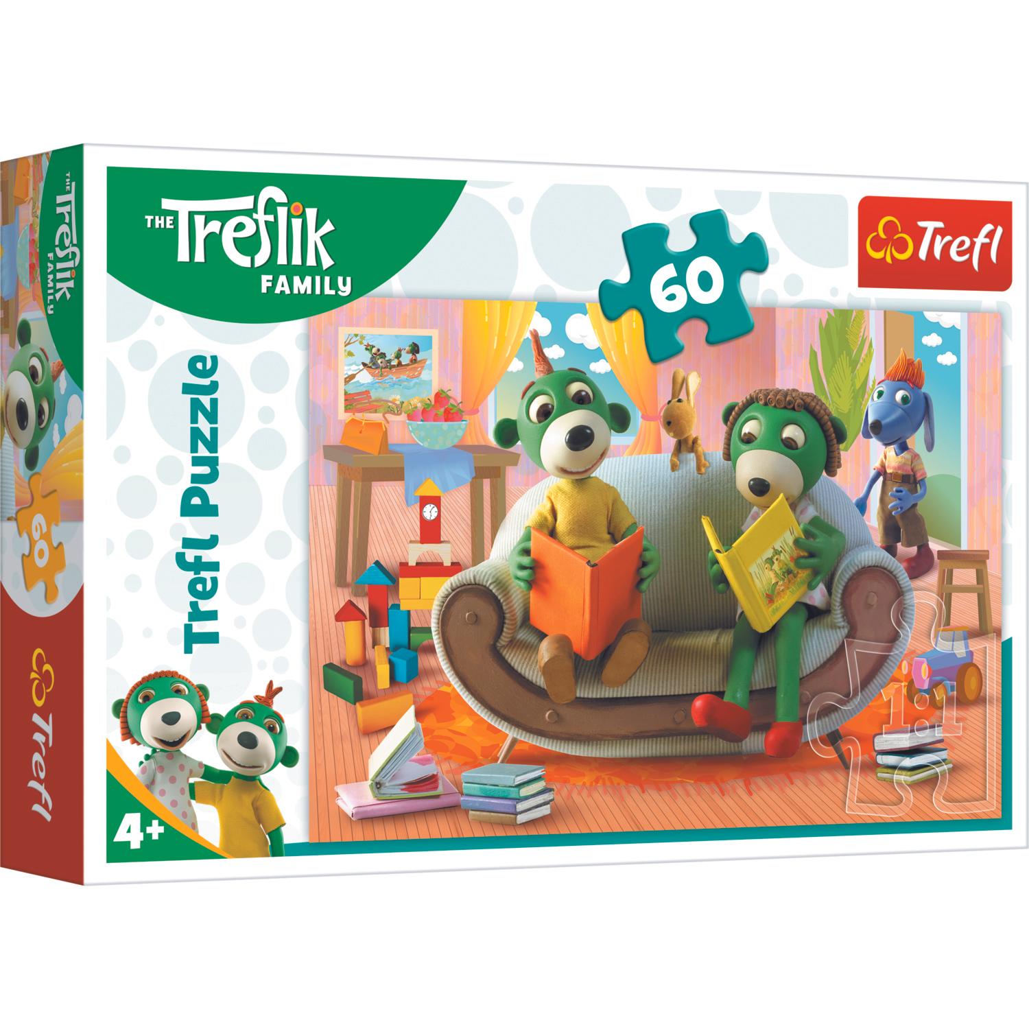 Thumbnail - Trefl Puzzle bestehen aus 60 Teilen und wurden für alle kleinen Puzzle-Liebhaber entworfen. Wenn es fertig (60 Teile)