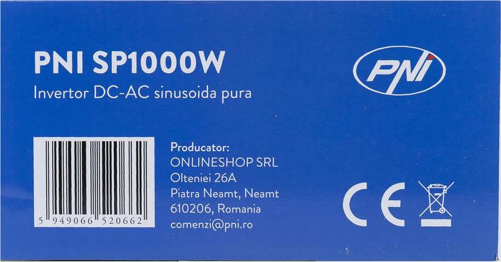 Actual product image PNI Voltage inverter SP1000W with pure sine wave, 12 V power supply