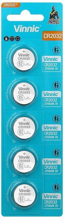 Produktbild Vinnic CR2032 5er Pack (Lithiumbatterie) (5 Stk.)