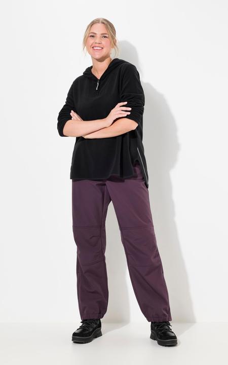 Produktbild Ulla Popken Softshellhose, wasserabweisend, Formknie, Fleecefutter (56)