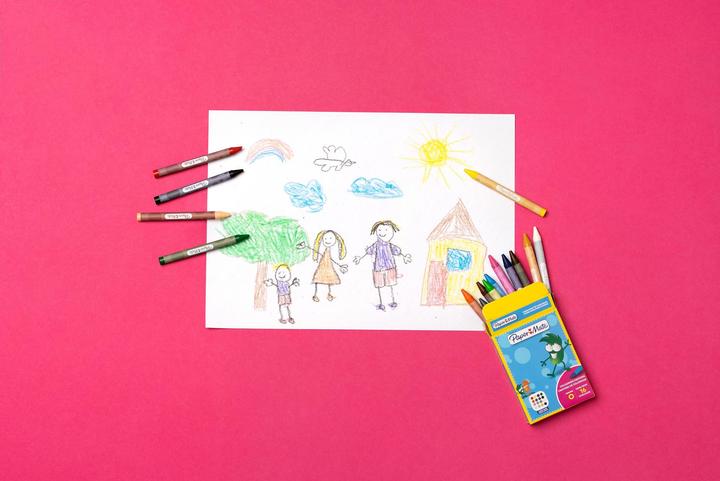Actual product image Paper Mate Wax crayon Kids Colouring Coloured 16er M Blister