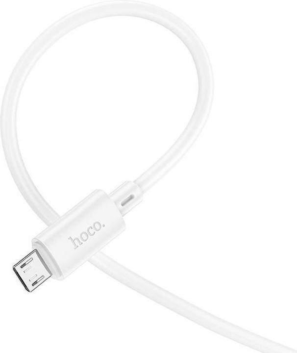Produktbild Hoco USB-A to microUSB X88, 18W, 2A, 1m, weiss (1 m, USB 2.0, 18 W)