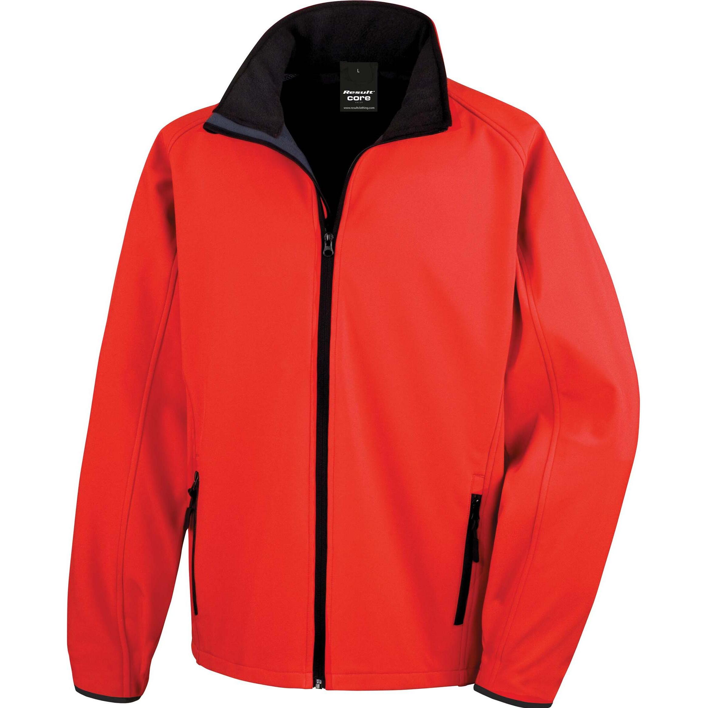 Regatta, Herren, Jacke, Softshell Printable (XXL), Rot, XXL