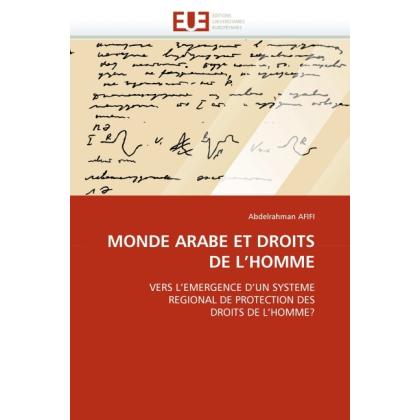 Monde Arabe Et Droits De L'Homme, Fachbücher