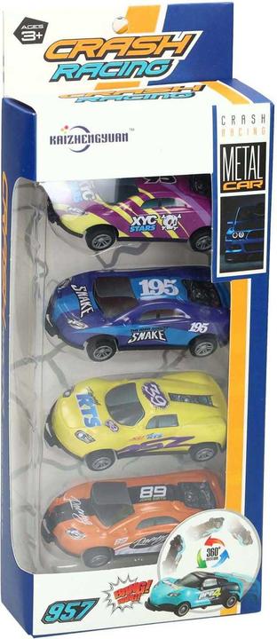 Produktbild Rennwagen-Backflip Pull back Set – 4-tlg.